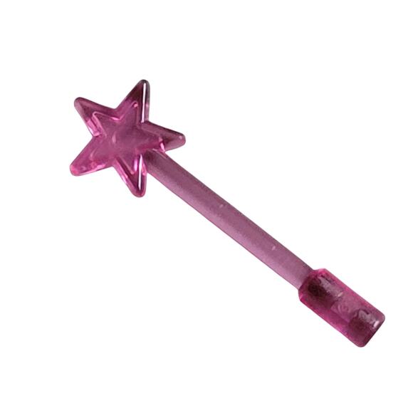 LEGO Magic Wand Trans Dark Pink 28681 6245512 Minifigure Handheld Accessories‎ - Picture 1 of 2